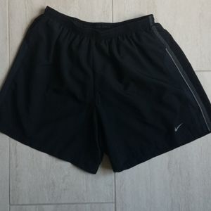 NIKE RUNNING SHORTS Black Mens Size L